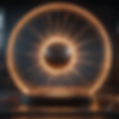 Pulsating Energy Amplification Rhythmic beats energy burst illustration