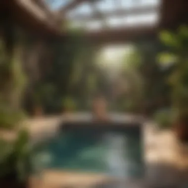 Self-Care Oasis Self-Care Oasis: An illustration depicting a serene oasis for self-care practices