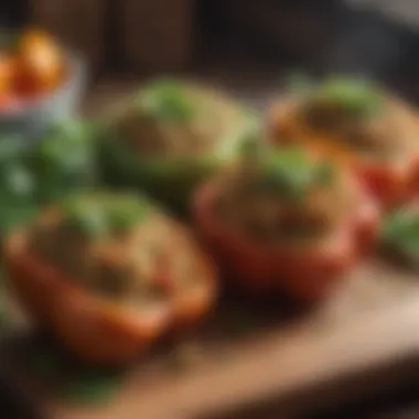 Herbaceous Quinoa Stuffed Peppers Fresh Herb and Quinoa Stuffed Bell Peppers