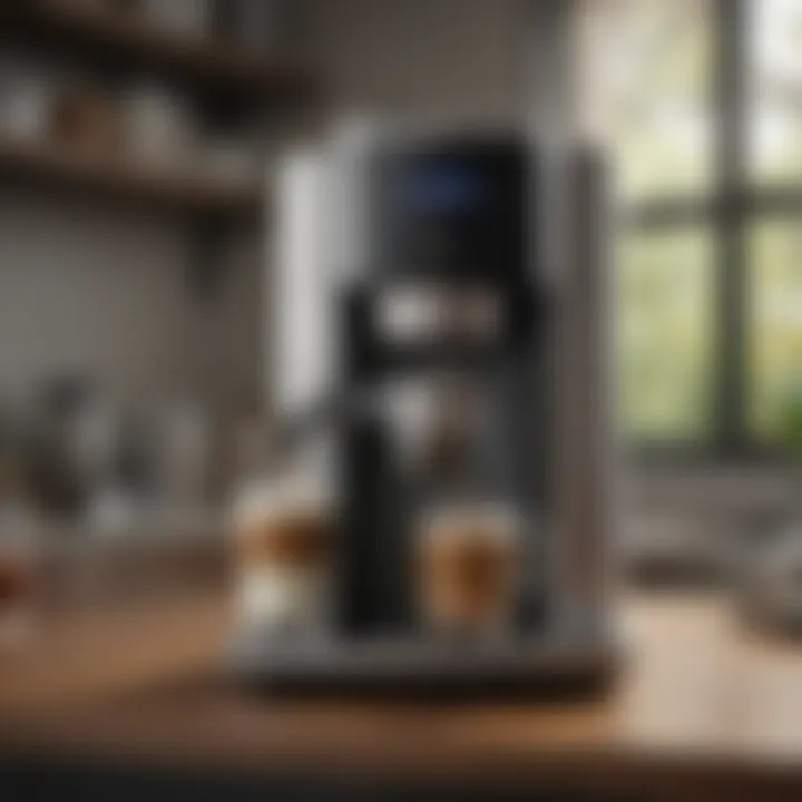 Smart coffee maker with customizable brewing options