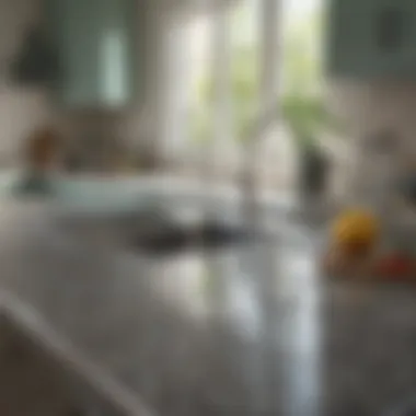 Gleaming Kitchen Surface Harmony Sparkling Clean Kitchen Countertop