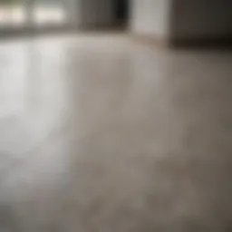 A pristine tiled floor showcasing clean grout lines