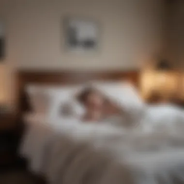 The Role of Sleep Hygiene A serene bedroom setting emphasizing the importance of sleep hygiene.