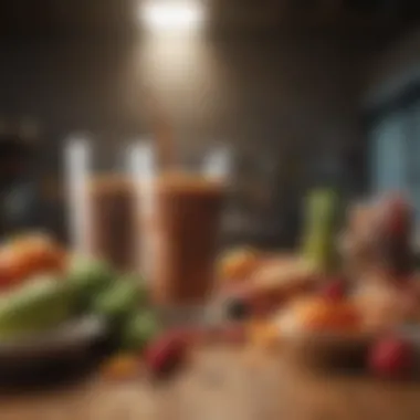 Nutritious Foods for Fitness An array of nutritious foods indicating the importance of diet in fitness.