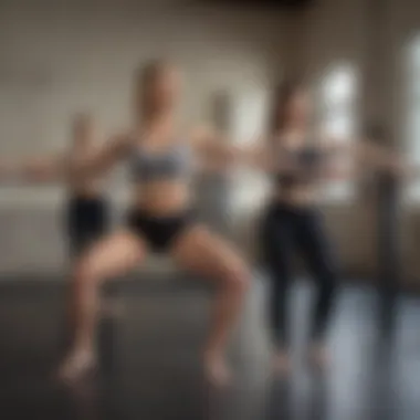 Harmony of Strength and Balance in Barre Strength and balance during barre session