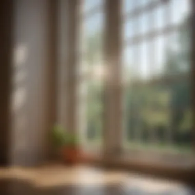 Radiant Sunlight Illumination Sunlight Filtering Through Clean Windows