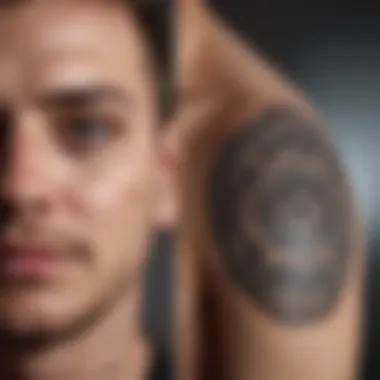 Effectiveness of Tattoo Removal Treatments Before and after comparison of tattoo removal results