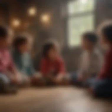 Fostering Empathy Through Communication Preschoolers engaging in a group discussion on empathy