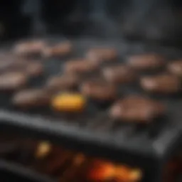 Efficient airflow management on a charcoal grill