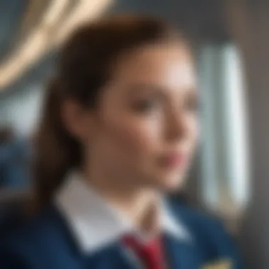 Character Reflection in The Flight Attendant The main character reflecting on her choices in a thought-provoking setting