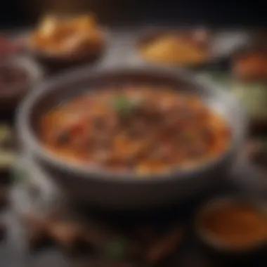 Culinary Delights with Spices A visually appealing dish showcasing the use of various spices