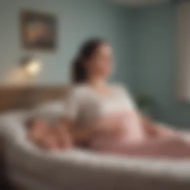 Comfort and Recovery in Postpartum Care A beautifully arranged postpartum space emphasizing comfort and recovery.