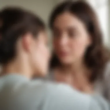 Emotional Support During Prenatal Care A serene moment of prenatal care consultation reflecting emotional support.