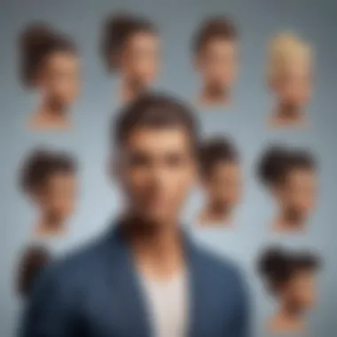 The evolution of the Ken Doll showcasing various hairstyles