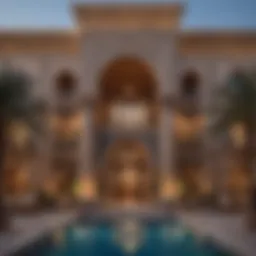 Luxurious exterior view of Morocco's most expensive hotel