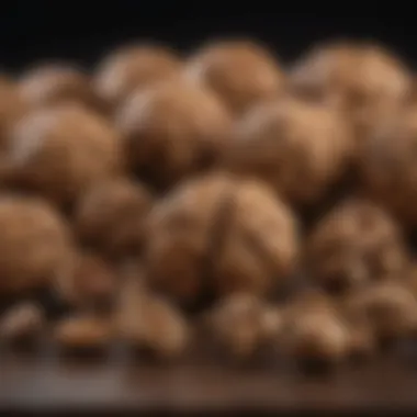 An artistic representation of brain activity enhanced by walnuts.