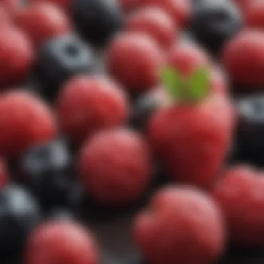 Close-up of antioxidant-rich berries