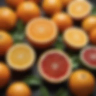 Citrus Fruits Assortment Citrus fruits assortment bursting with vitamins