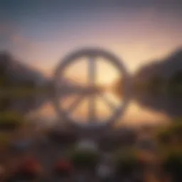 A tranquil landscape symbolizing inner peace