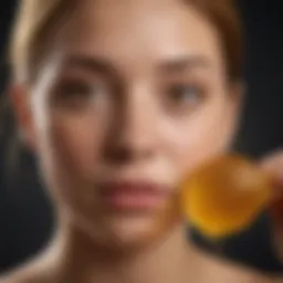 Natural remedy showcasing honey's potential for allergy relief
