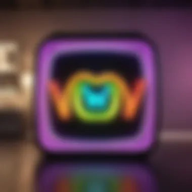 The show's logo featuring vibrant colors