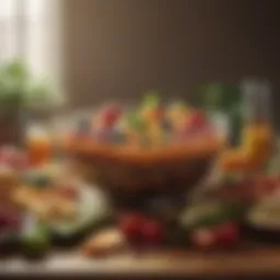 A vibrant array of nutritious foods.