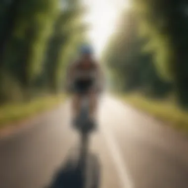 Cycling Intensity Individual engaging in vigorous cycling session