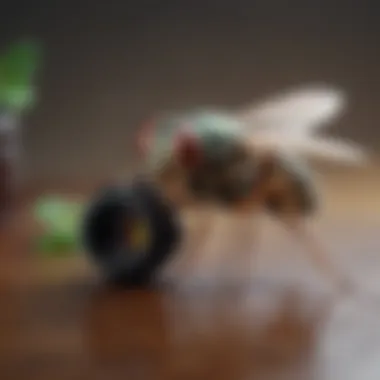 Peppermint Essential Oil as a Fruit Fly Repellent Essential oils such as peppermint help deter fruit flies