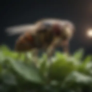Basil: A Natural Fruit Fly Barrier Fresh herbs like basil act as a natural barrier against fruit flies
