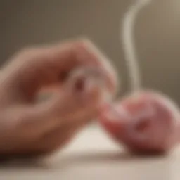Illustration depicting the concept of tubal ligation