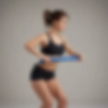 Resistance Band Pull-Apart for Upper Back Strength Illustration of a resistance band pull-apart exercise
