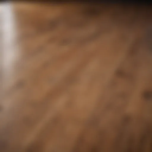 A pristine wood floor reflecting natural light, highlighting its shine after cleaning with vinegar.