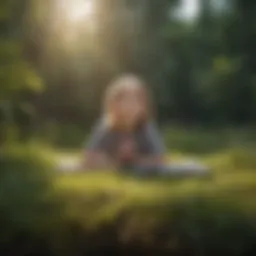 Calm environment promoting breathing techniques