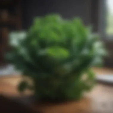 Nutrient-Rich Kale for Fat Reduction Fresh kale leaves rich in nutrients