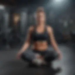 Dynamic core workout session focusing on waist tightening exercises