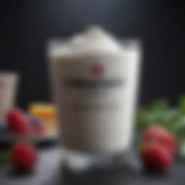 Probiotic-rich Yogurt for Enhanced Immunity Creamy yogurt with probiotics